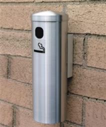 SMOKERS POST WALL MOUNT 12" THICK GAUGE WITH SATIN BRASS FINISH
